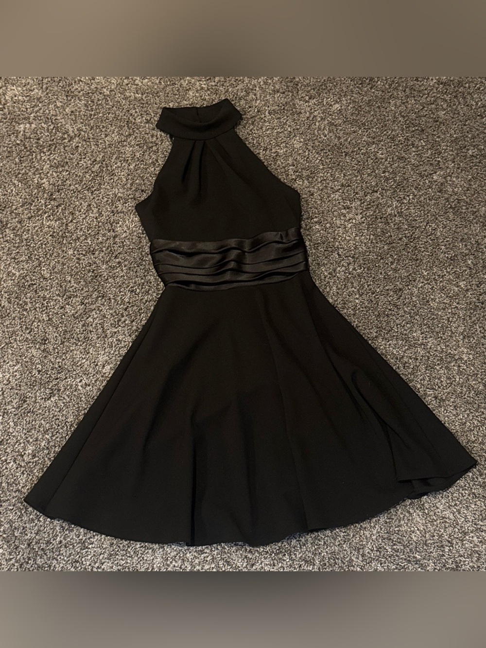 Black Halter Formal Dress